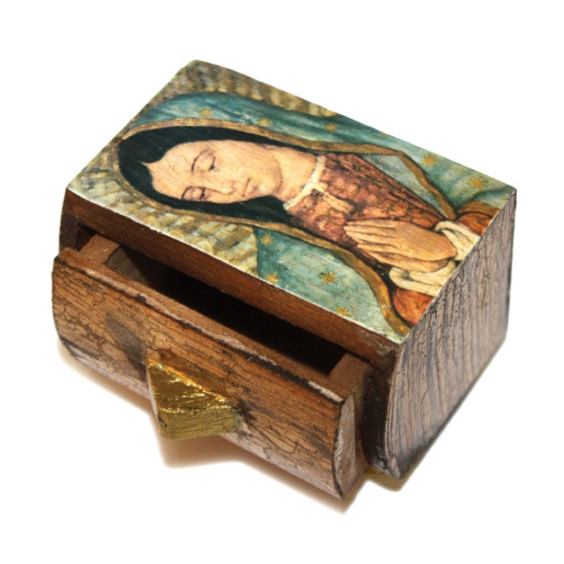WOODEN BOX GUADALUPE PULL OUT DRAWER
