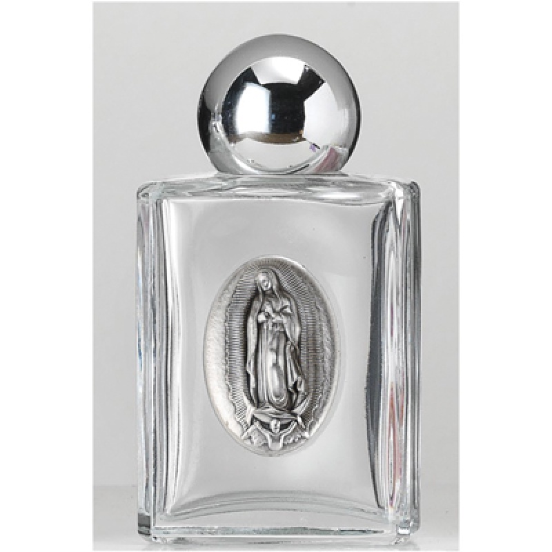 HOLY WATER OL GUADALUPE; 3.35" X 1.65"
