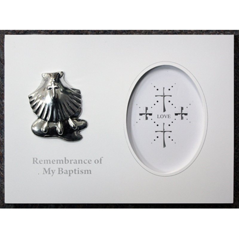 PLAQUE REMEMBRANCE OF MY BAPTISM (SHELL) ENG