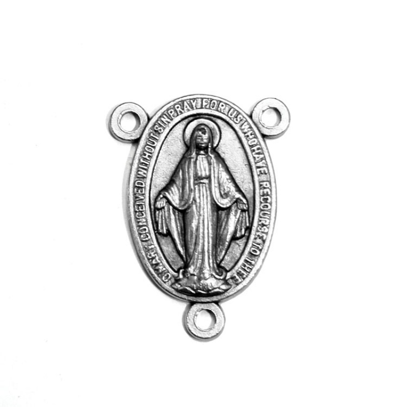 MIRACULOUS MEDAL RSY CENTER 1/2"x3/4" MIN 25