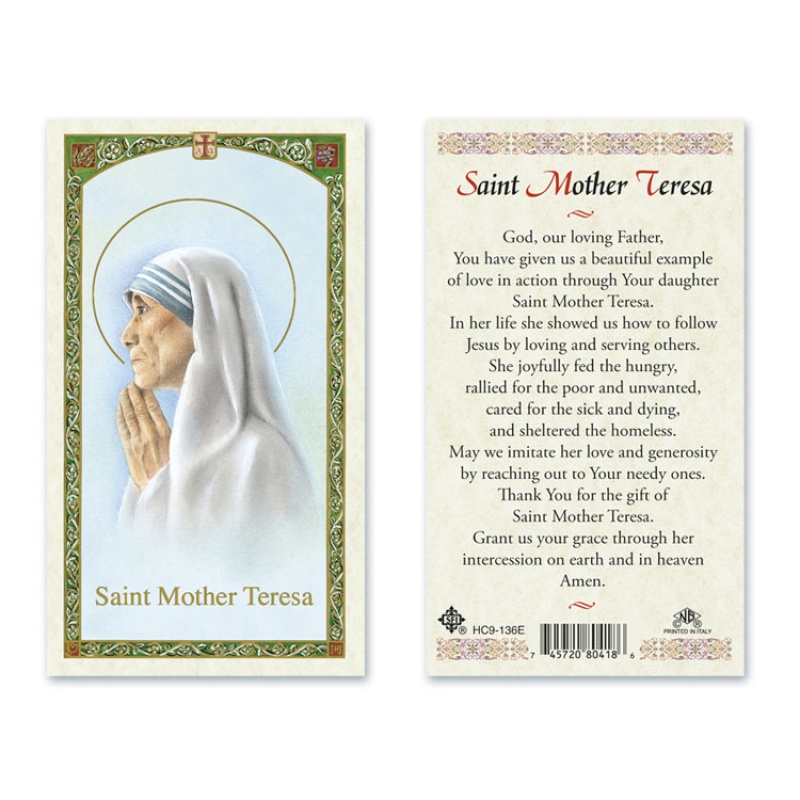 MOTHER TERESA - PRAYER TO 25/PKG
