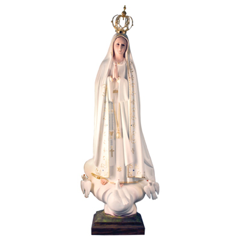 OUR LADY OF FATIMA SERIES WITH GLASS EYES 40"