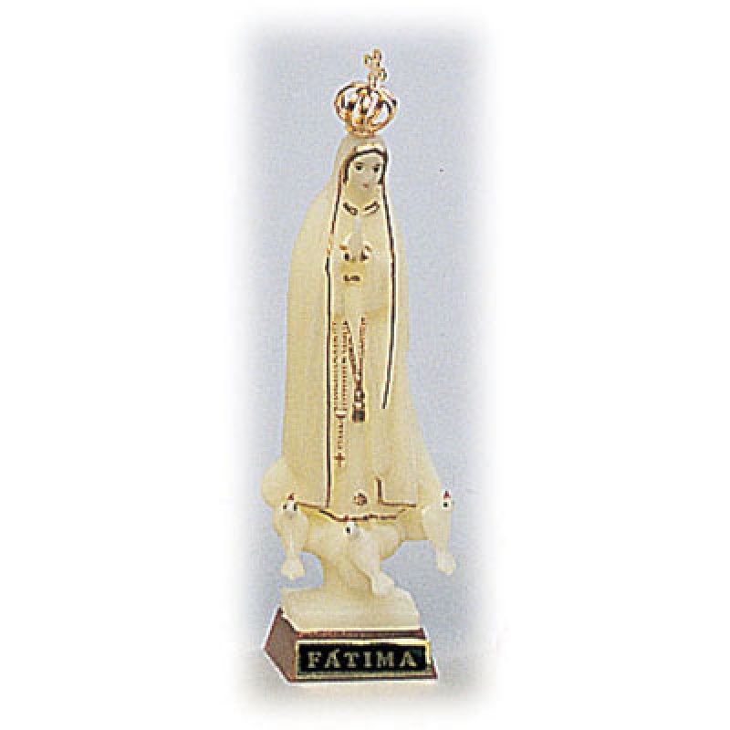 OUR LADY OF FATIMA SERIES WITH PAINTED EYES LUMINOUS 4.5"